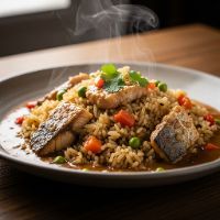 Fish Tripple Fried Rice