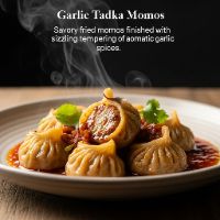 Garlic Tadka Momos