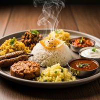 Gavran Thali (Rustic Village Thali)