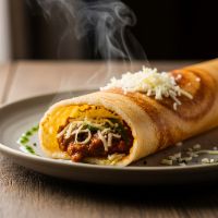 Ghee Malagapodi Cheese Dosa