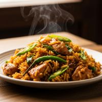 Egg Green Chilly Rice (Half)