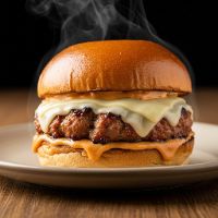 Grilled Chicken Cheese Burger