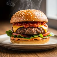 Grilled Chicken Spicy Burger