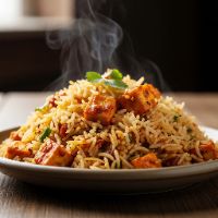 Hyderabadi Veg Paneer Biryani (SMALL)
