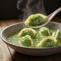 Jade Dumpling Soup