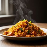 Jain Paneer Manchurian Fried Rice (Full)