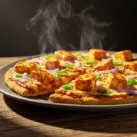 Kadai Paneer Pizza (Reg)