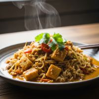 Laksa Curry with Jasmine Rice (Veg.)