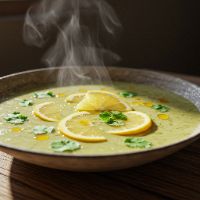 Lemon Cilentro Soup