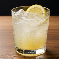 Lemon Soda Glass