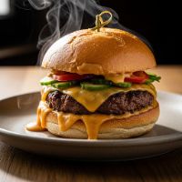 Make it a Cheesy Sizzling Burger