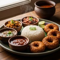 Malvani Mutton Vade Thali