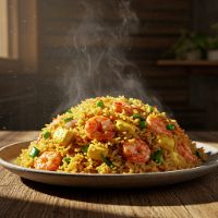 Manchaurian Fried Rice (Half)