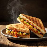 Masala Aalu Grilled Sandwich
