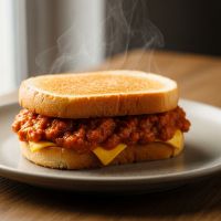 Masala Chicken Cheese Sandwich