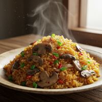 Mashroom CH Special Rice (Half)