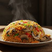 Mashroom Mirchi Fried Rice (Half)
