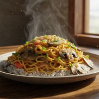 Mashroom Triple Fried Rice (Half)