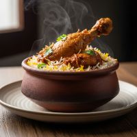 Matka Chicken Dum Biryani