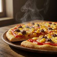 Meat Corn Pizza