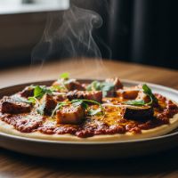 Medium Chicken Tikka Nawabi Cheese Pizza