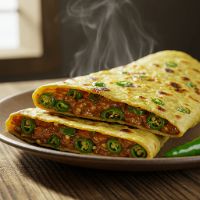 Mirch Paratha Green