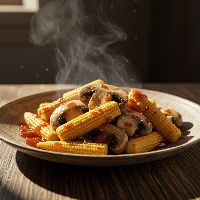 Mushroom & Baby Corn