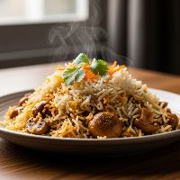 Mushroom Biriyani