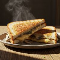 Mushroom Cheese Grilled Sandwich (3 Slice)