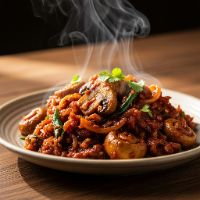 Mushroom Chilly Dry/Gravy (Full)