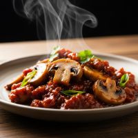 Mushroom Chilly Gravy