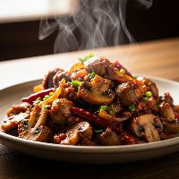 Mushroom Chilly Manchurian