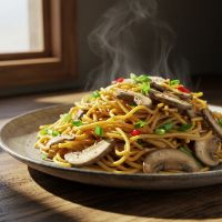 Mushroom Chopper Noodles