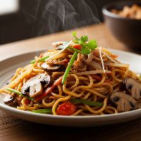 Mushroom Combination Noodles