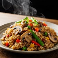 Mushroom Combination Rice