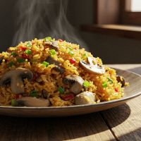 Mushroom Comb. Schez. Fried Rice