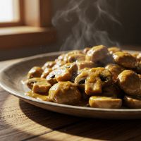 Mushroom Dry / Gravy