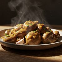 Mushroom Garlic Dry / Gravy