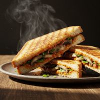 Mushroom Grilled Sandwich (3 Slice)