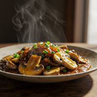 Mushroom Hong Kong Dry / Gravy