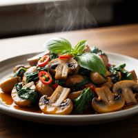 Mushroom Hot Basil