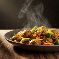 Mushroom Kadai (Full)