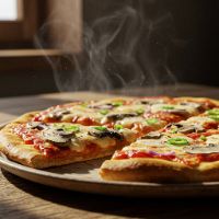 Mushroom Mexican Pizza