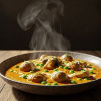 Mushroom Mutter Malai (Full)