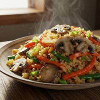 Mushroom Schezwan (Half)