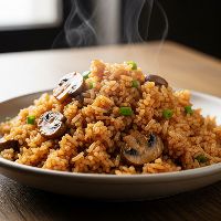 Mushroom Schezwan Rice (Half)
