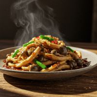 Mushroom Singapore Dry / Gravy