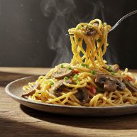 Mushroom Triple Noodles
