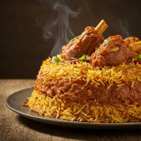 Mutton Bhuna Biryani (Boneless)