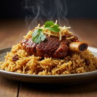 Mutton Kabsa Rice (Full)